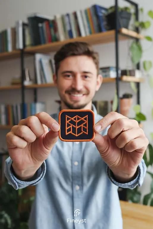 Custom embroidered patch