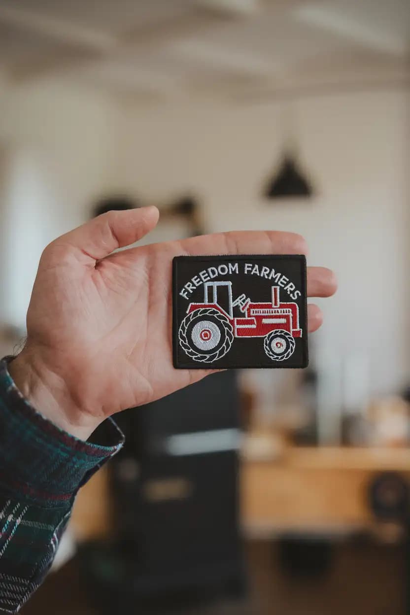 3D embroidered patch