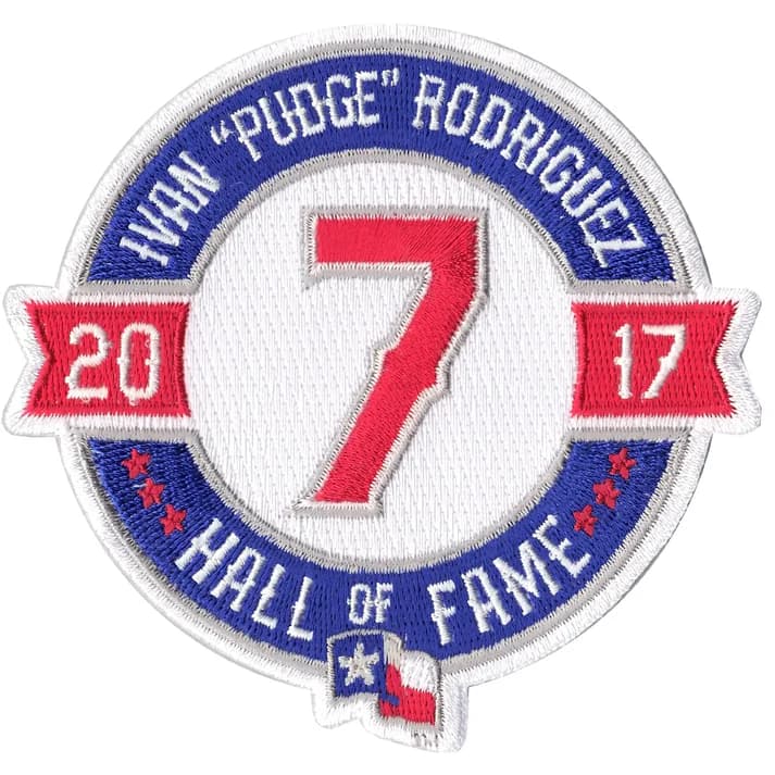 Ivan Pudge Rodriguez 2017 Hall Of Fame Patch