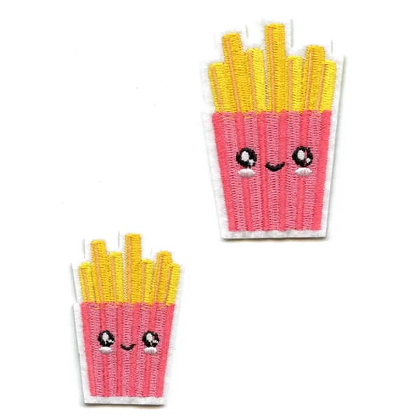 Kawaii French Fries Embroidered Patch