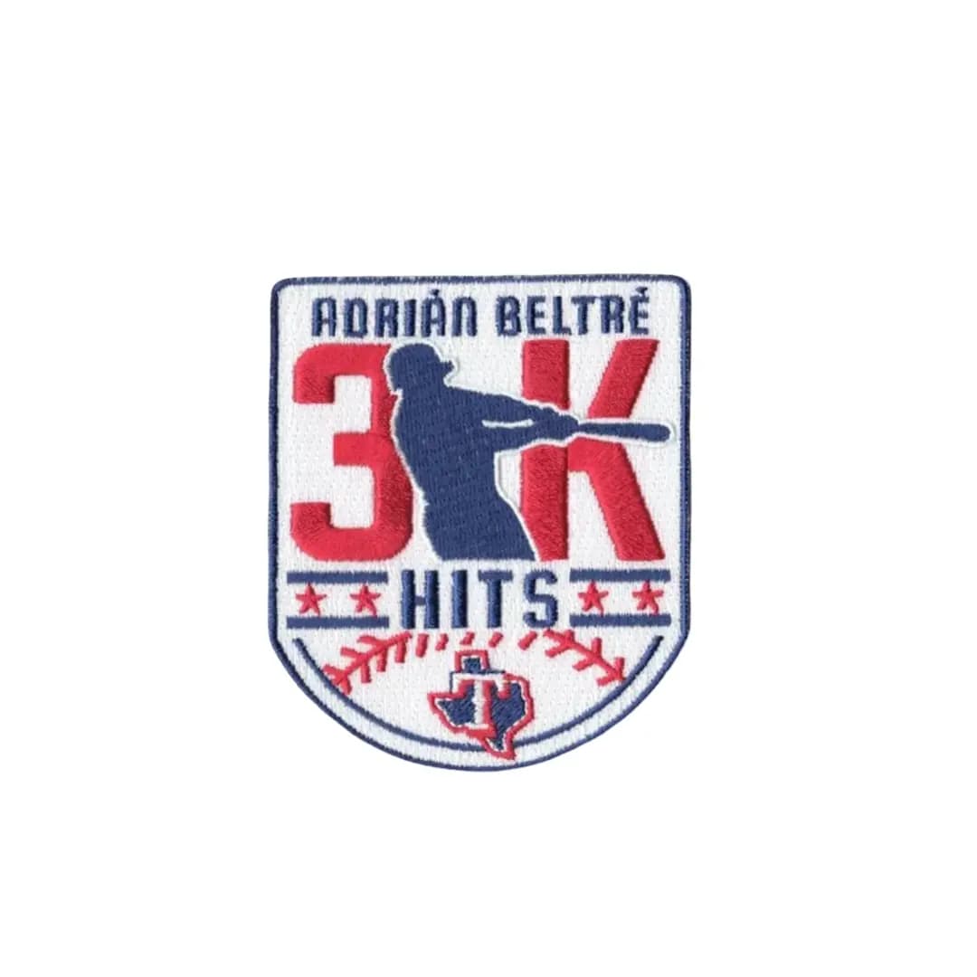 Texas Rangers Adrian Beltre 3000 Hits Patch