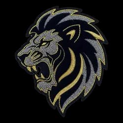 Metallic Threads (Gold & Silver) example