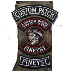 Steel Wolves MC Custom Patches